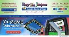 Desktop Screenshot of busybeejumpers.com